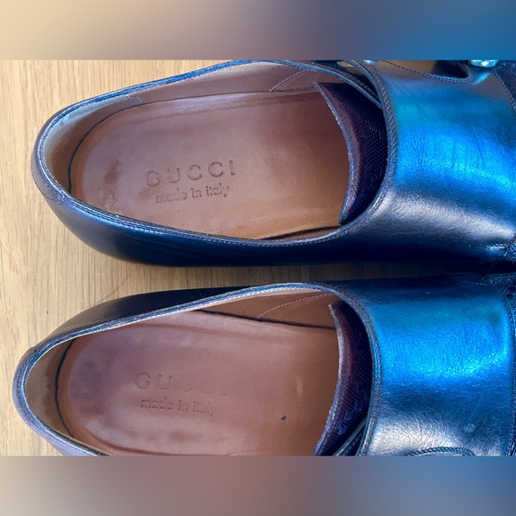 Gucci dark brown Men's Loafers with double monk straps - Picture 13 of 13